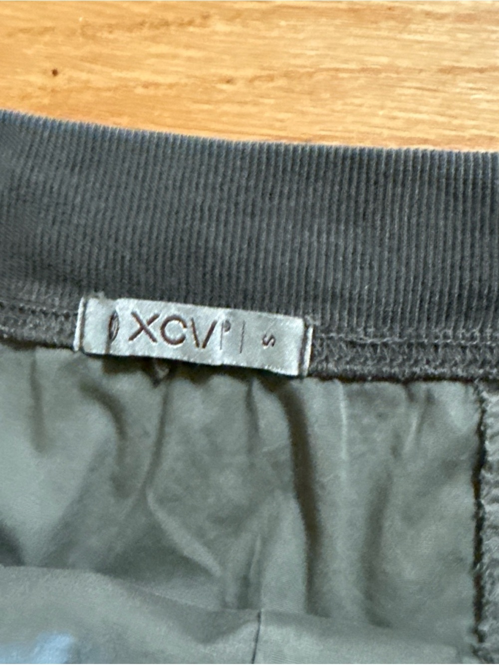 XCVI Castalina Poplin Cargo Midi Women's Skirt, Green - Picture 3 of 4
